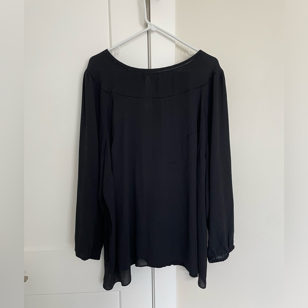 Black Loft Women's Plus Size 26 Blouse